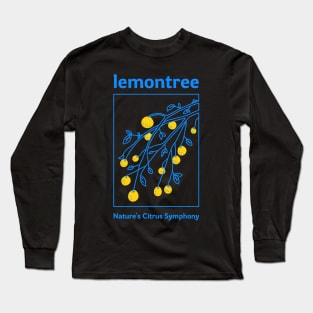 Lemon Tree Natures Citrus Symphony Long Sleeve T-Shirt